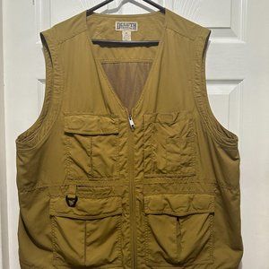 Duluth Trading Co. Dark Tan Hunting/Fishing/Shooting Utility Vest